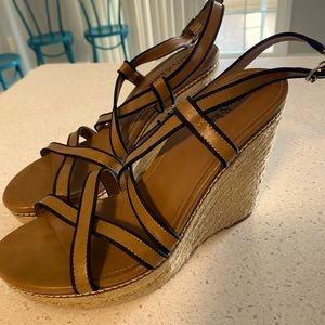 Wedge strappy sandals